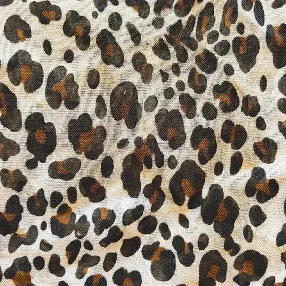 Leopard Print Infinity Soft Bohemian Womens Scarf - Picture 4 of 4